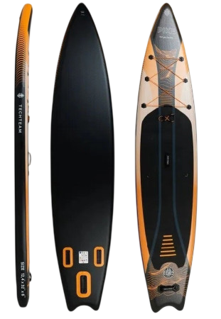 Сапборд Pike (оранжевый / orange) 376x81x15 см