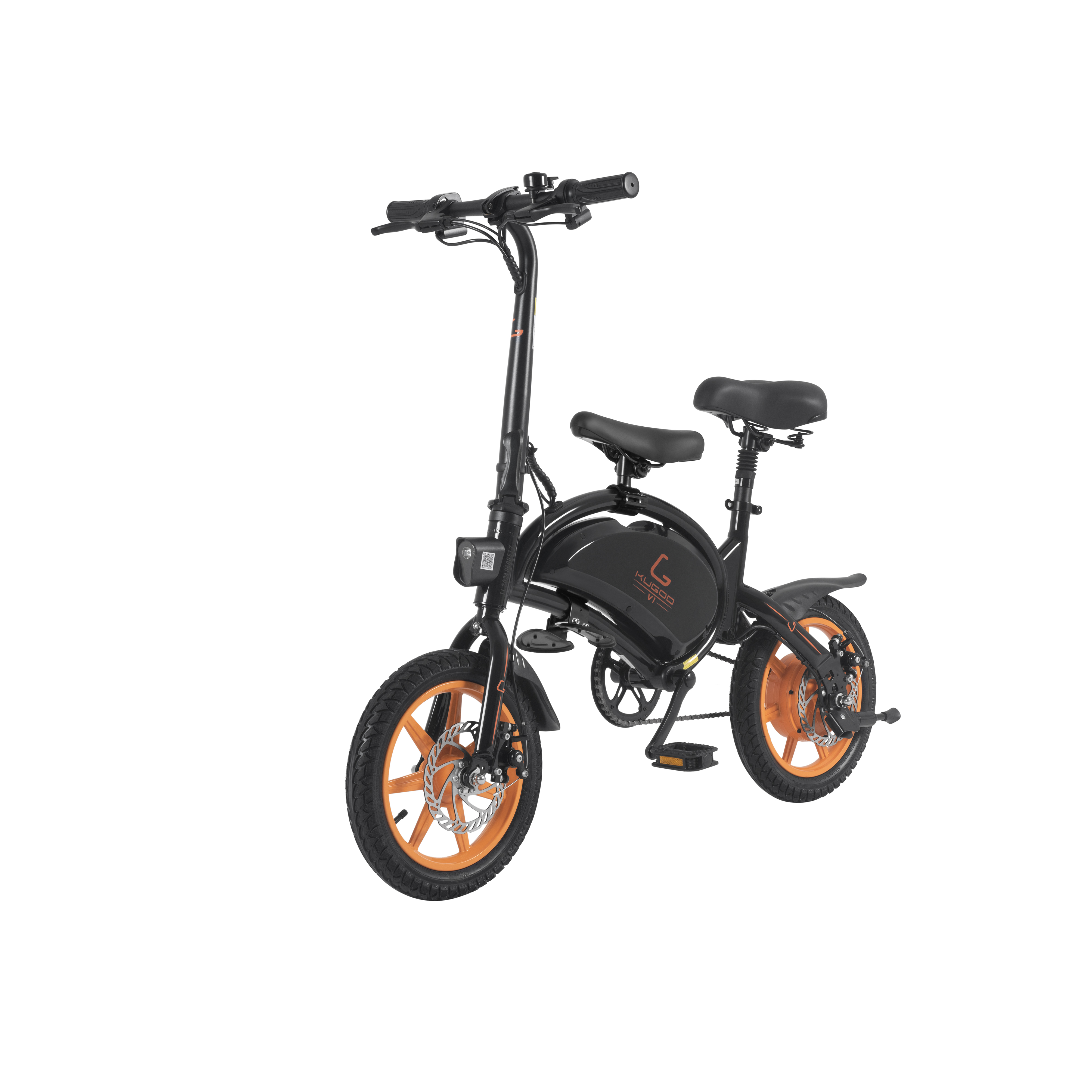 картинка Электровелосипед Kugoo V1 D3F (черный) 2025 | велосалон Драйв г. Липецк