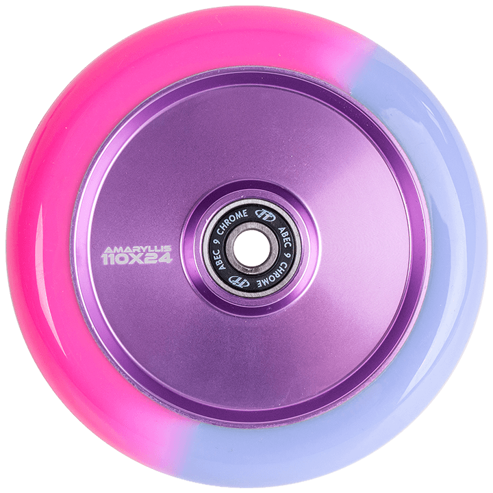 картинка Колесо для самоката X-Treme 110*24мм Amarillis (purple-pink) | велосалон Драйв г. Липецк