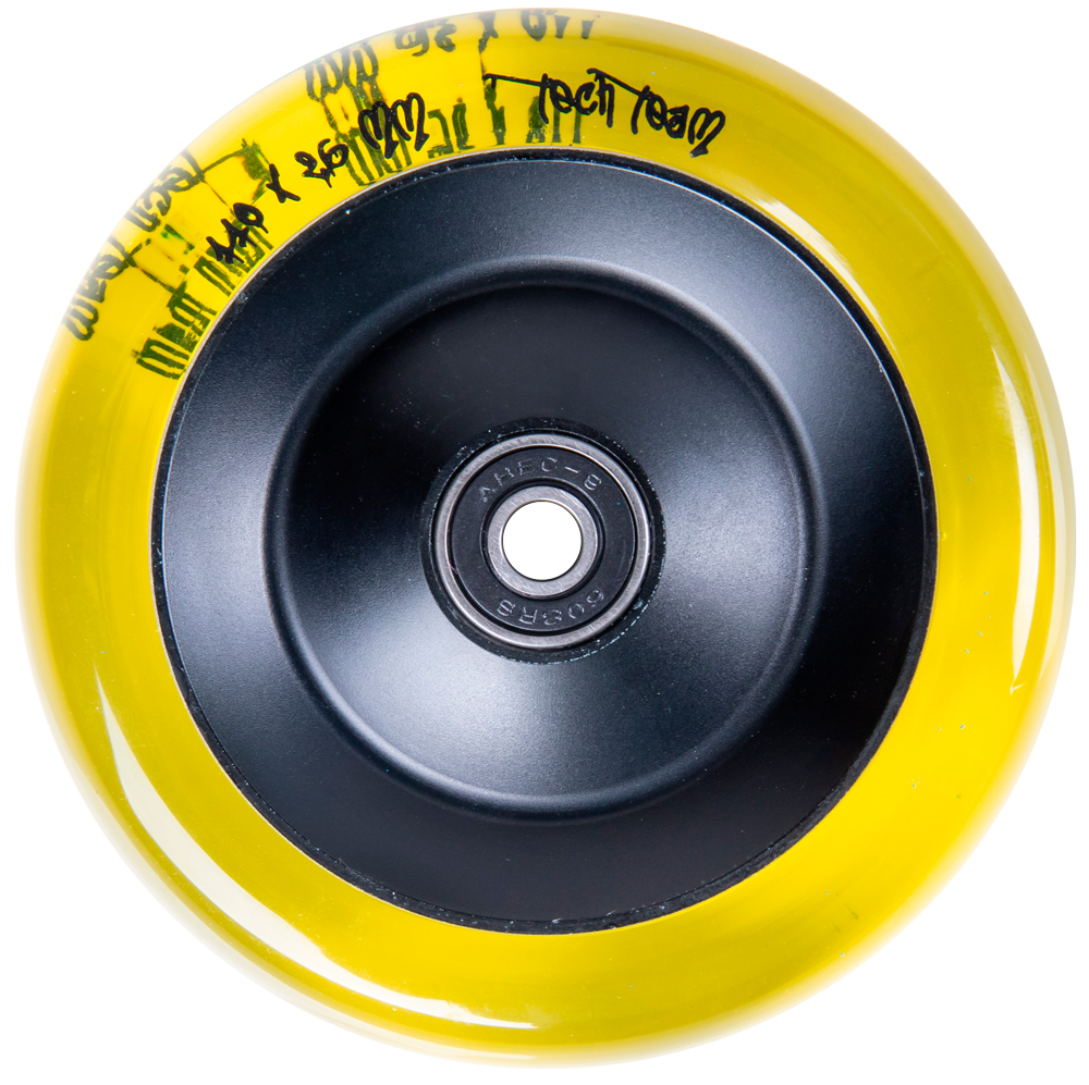 картинка Колесо для самоката X-Treme 110*26 мм  Street mama (yellow) | велосалон Драйв г. Липецк