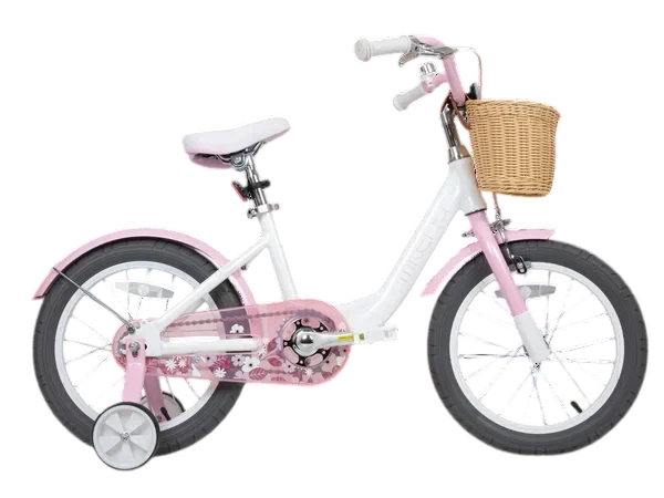 картинка Детский велосипед Tech Team Milena 16" (бело- розовый) | велосалон Драйв г. Липецк
